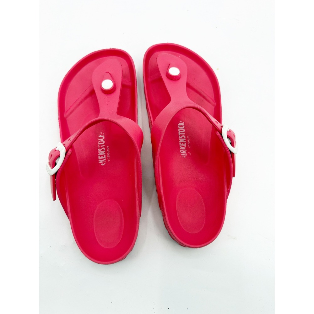 Birkenstock Gizeh EVA Pink Beetroot Thong Sandals Waterproof Shoes size 38 7 - Picture 7 of 12